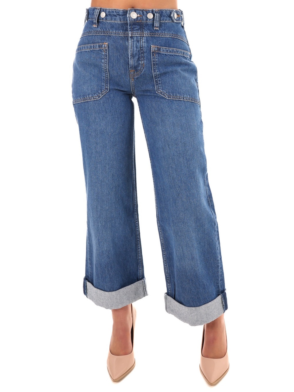 Free People We the Free Palmer cuffed jeans Size 30